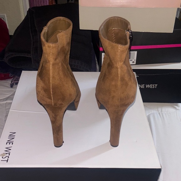 Nine West Women's Tan Ankle Booties - Picture 6 of 16